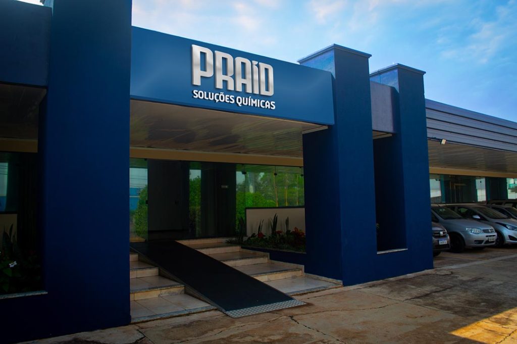 Fachada da Praid Soluções Químicas